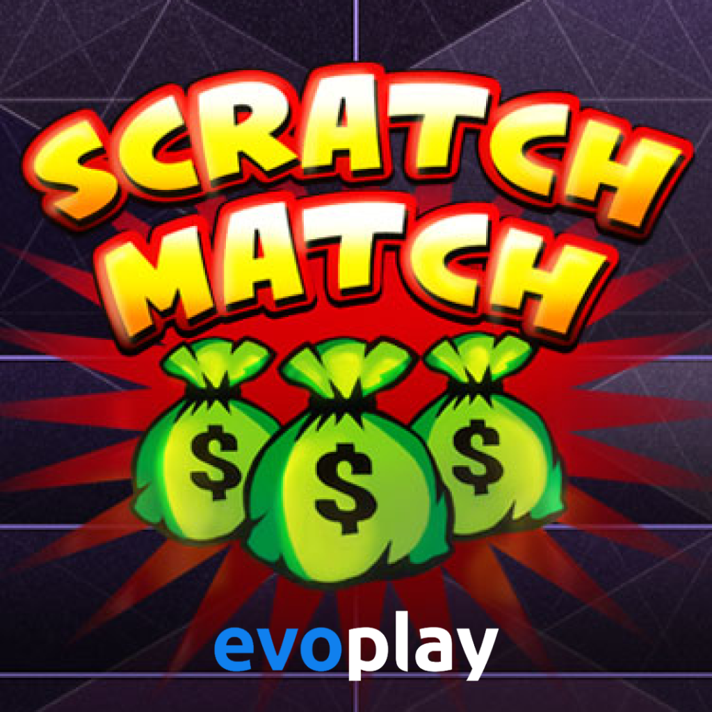 Scratch Match, Evoplay, jogo de raspadinha, prêmios instantâneos, cassino online.